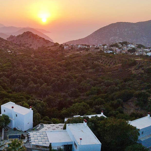 eko hotel na ostrově Kréta