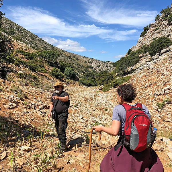 hiking tours at the mountains of Crete